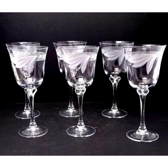 D'Arques Durand Penelope Claret Wine Glasses Set Of 6 - Picture 1 of 7